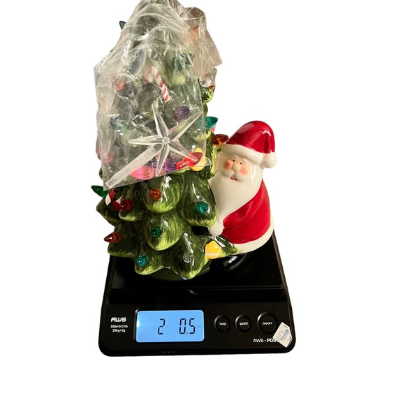 Vintage ceramic Santa light up Christmas tree 13 inch - Picture 8 of 8